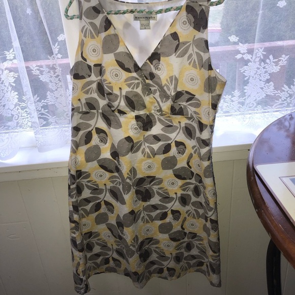 Green Sleeveless V-Neck Midi Sundress by Bianca Nygard . Size 8 - like new - Picture 2 of 8
